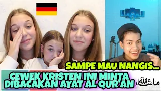 REAKSI CEWEK KRISTEN ASAL JERMAN KETIKA AKU BACAKAN SHOLAWAT,NGAJI DAN DIA SAMPE TERHARU