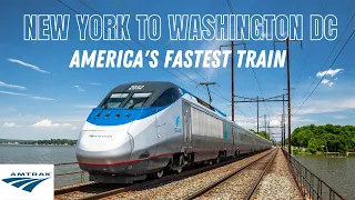AMTRAK'S ACELA EXPRESS - New York to Washington DC in under 3 hours (Business Class)