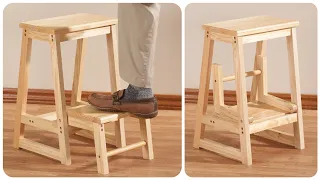 How to Make a Folding Step Stool || Don't miss this tutorial