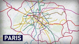 Evolution of the Paris Metro & RER 1900-2035