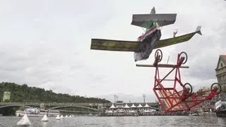 Handmade flying machine wins and fails - GoPro Edit