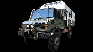 Unimog camper Offroad in South Australia