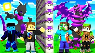 LEGENDARY SHADOW LUCKY BLOCK WALLS In MINECRAFT PIXELMON!