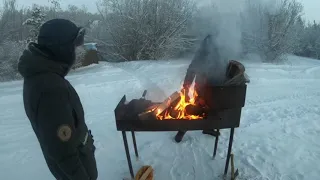 Отдых в -50. Зима. Якутия. Музей "Дружба".