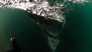 Swimmer Gets SUCKED INTO WHIRLPOOL!