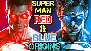 Superman Red And Blue Origins - Superman's Split Personality, Red Is Aggressive, Blue Is Intelligent