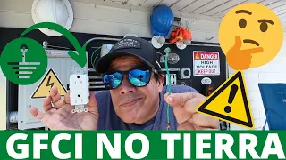 Puede un GFCI trabajar sin cable de Tierra????🤔