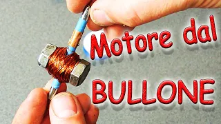 ✅ Come realizzare un motore potente e ad alta velocità da un bullone!!! Bella fatta in casa! ✅