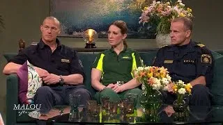 Hjältarna som hjälpte terrorattackens offer - Malou Efter tio (TV4)