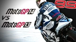 MotoGP 14 vs. MotoGP 13 Gameplay [Comparisation] HD