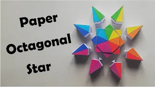 Buid your own Paper Octagonal Star (Rubik's Cube) | with template