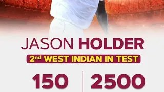 Jason Holder Press Conference after taking 150  test wickets