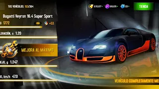 Asphalt 8, Bugatti Veyron 16.4 Super Sport ❤️😊 (Pro), Ultimate Upgrade, Mult. Test After Update 54