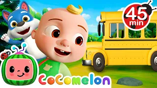 Animals Wheels On the Bus LOOP! | Baby JJ Adventure Friends | Cocomelon Nursery Rhymes & Kids Songs