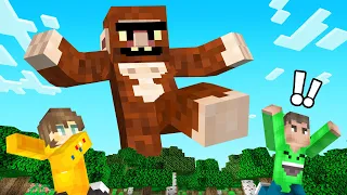 Minecraft Manhunt But BIGFOOT Is The SPEEDRUNNER!