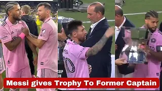 Messi Gives Captaincy To Yedlin To Lift Trophy