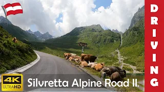 Driving in Austria 18: Silvretta II - Return (Partenen - Ischgl) 4K 60fps