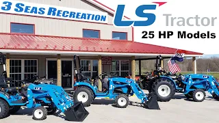 HOW TO CHOOSE YOUR 25 HP Tractor! LS Tractor Comparison : LS MT125, LS MT225s, LS MT225HE