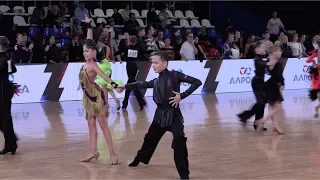 Georgiy Plotnikov - Marina Plotnikova RUS, Cha-Cha-Cha | ROC 2018 WDSF Open Junior I Latin