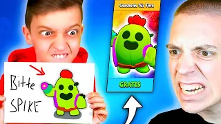 Ich muss ALLES KAUFEN was KLEINER JUNGE in BRAWL STARS ZEICHNET! 😭 (SEHR TEUER)