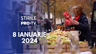 Știrile PRO TV - 8 Ianuarie 2024