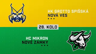 28.kolo HK GROTTO Spišská Nová Ves - HC Mikron Nové Zámky HIGHLIGHTS