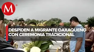 Dan último adiós a migrante oaxaqueño muerto en tráiler abandonado en Texas