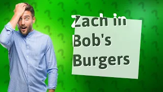 Is Zach Galifianakis in Bob's Burgers?