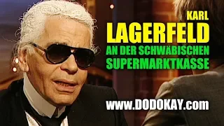 dodokay - Karl Lagerfeld an der Supermarktkasse - Schwäbisch