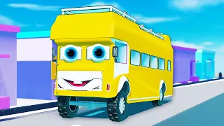 Bus Wash Song | Bus Rhymes + More Nursery Rhymes & Kids Songs Collection