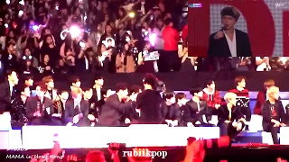 171201 Exo +  GOT7, Wanna One, NCT 127 Reaction to BTS (FULL) performance @ MAMA