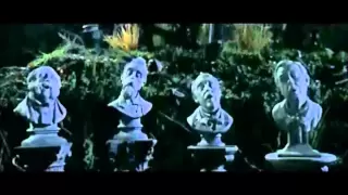 the haunted mansion (2003) - singing busts appear, grim grinning ghosts