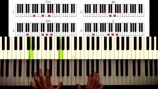 How to play: Love me again - John Newman. Original Piano lesson. Tutorial by Piano Couture.