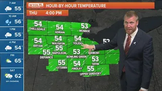 Rain showers Thursday with cooler highs in 50s | WTOL 11 Weather