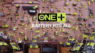 Ryobi's ONE+ System. One Battery. Over 100 Tools. For the Home & Garden.