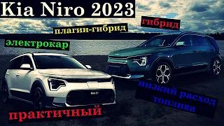 Практичный семейный кроссовер Kia Niro 2023 модельного года. Подробности!