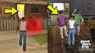 GTA SAN ANDREAS İLK GÖREVDEN ÖNCE SAKIN EVE GİRMEYİN ! BAKIN NE OLUYOR ?