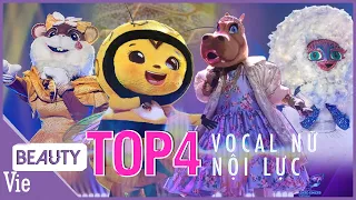 Tuyển chọn nhạc hay của TOP 4 VOCAL NỮ NỘI LỰC cất giọng hát triệu người mê | THE MASKED SINGER