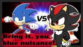 Shadow Reacts To Sonic the Hedgehog vs Shadow the Hedgehog Animation - Multiverse Wars!