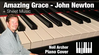 Amazing Grace - John Newton - Piano Cover + Sheet Music