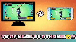 TELEVİZYONDAN BRAWL STARS OYNADIM😱! (NASIL OYNANIR?)