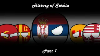 Mediveal History of Serbia in Countryballs (Remastered part 1) | Countryball Animation