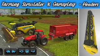 Case And New Holland Harvester Tank Full | Fs 16 Gameplay | Gamer Nikhil | Timelapse |