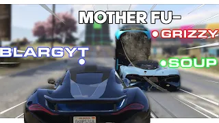 GTA 5 Races but WE JUST PISS OFF GRIZZY