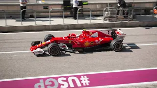 Formula 1 Austin GP 2018: Kimi Räikkönen team radio celebration