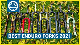 Best Enduro Forks 2021 | Seb’s 8-Part MTB Fork MEGA Test