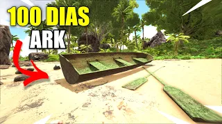 ¡SOBREVIVO 100 DIAS en una ISLA DESIERTA en ARK Survival Evolved en HARDCORE! #3