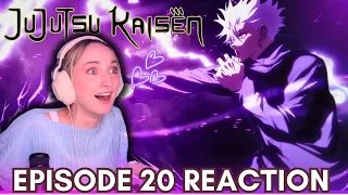 HOLLOW PURPLE?! 💜 GOJO is GOD TIER! (FINALLY) Watching Jujutsu Kaisen (Episode 20 REACTION)