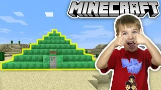 BUILDING A PRO PYRAMID TEMPLE in MINECRAFT!