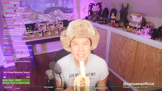 Van reacts to ♂GACHILLMUCHI♂, Eat a banana